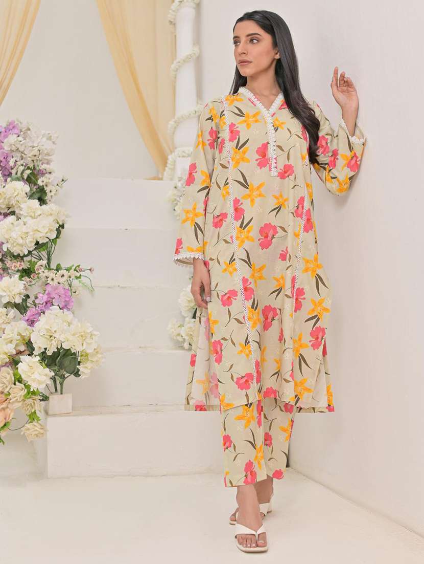 women floral print bell sleeve co-ord set