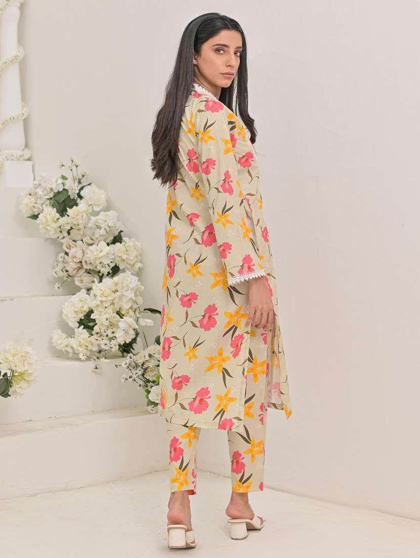 women floral print bell sleeve co-ord set - 22142581 -  Standard Image - 3