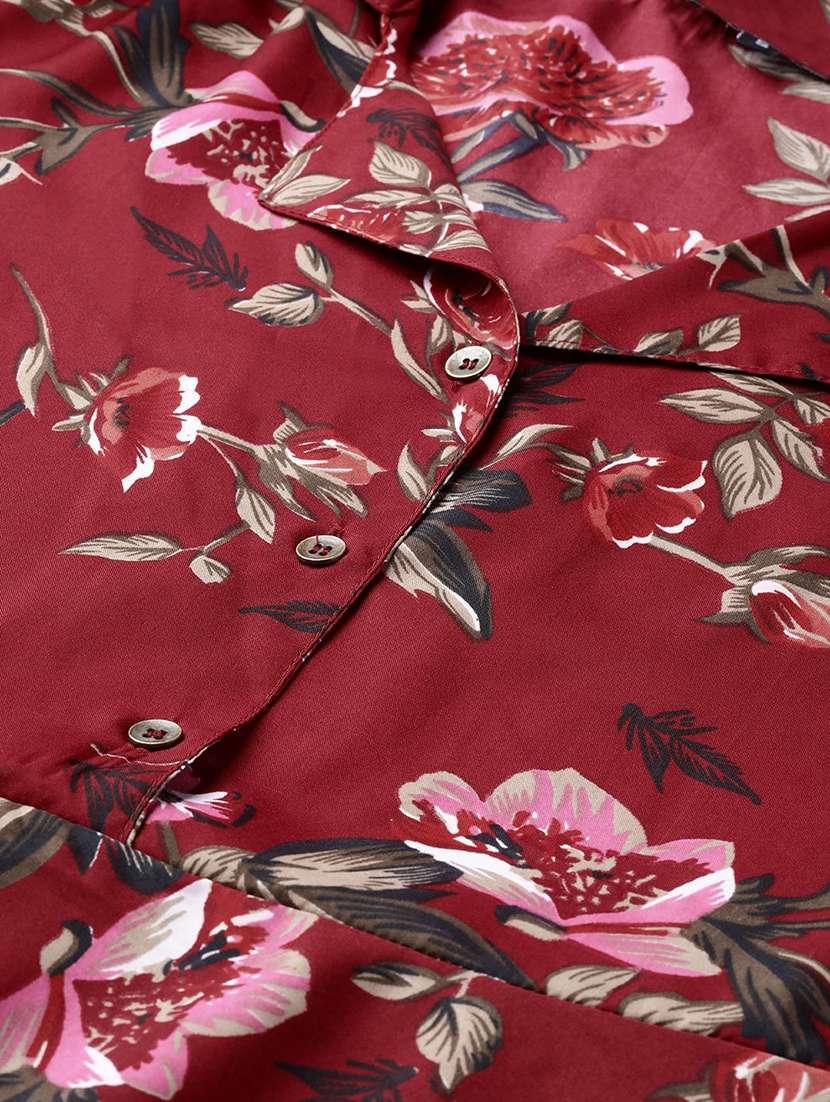 women floral print puff slevee fit & flare dress - 22142585 -  Standard Image - 3