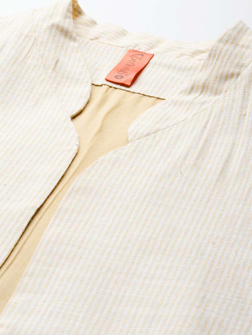 women striped long sleeve jacket - 22142672 -  Standard Image - 5