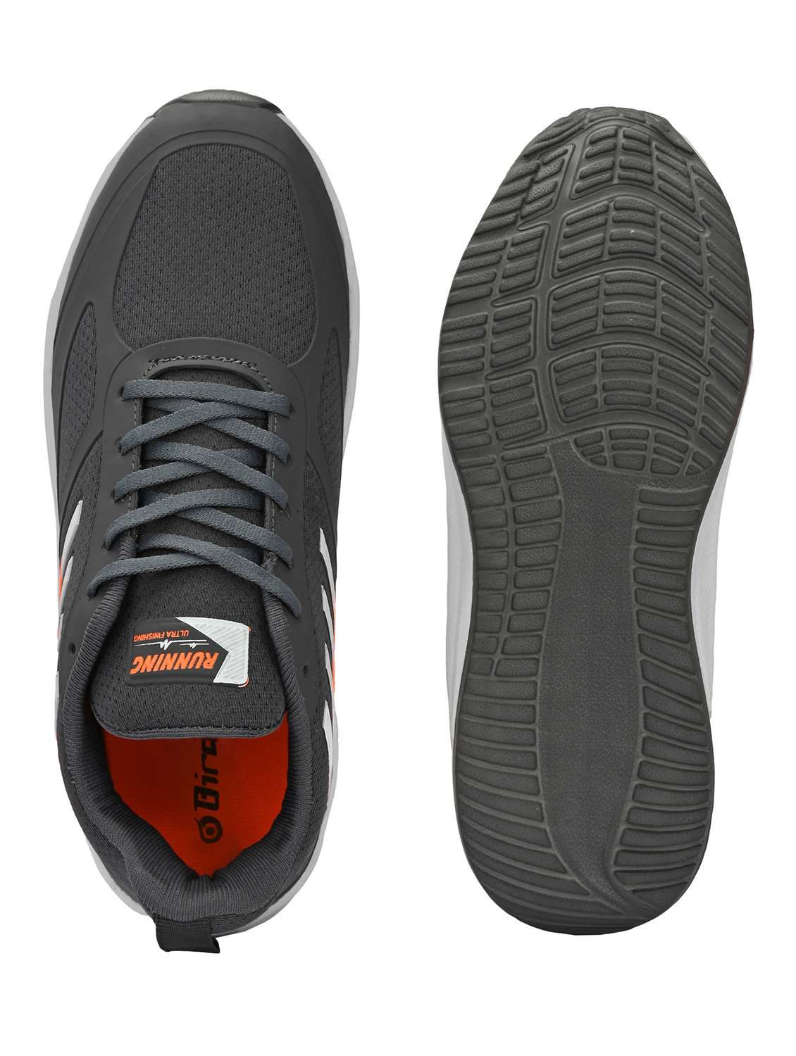 men grey lace up sport shoe - 22142707 -  Standard Image - 5