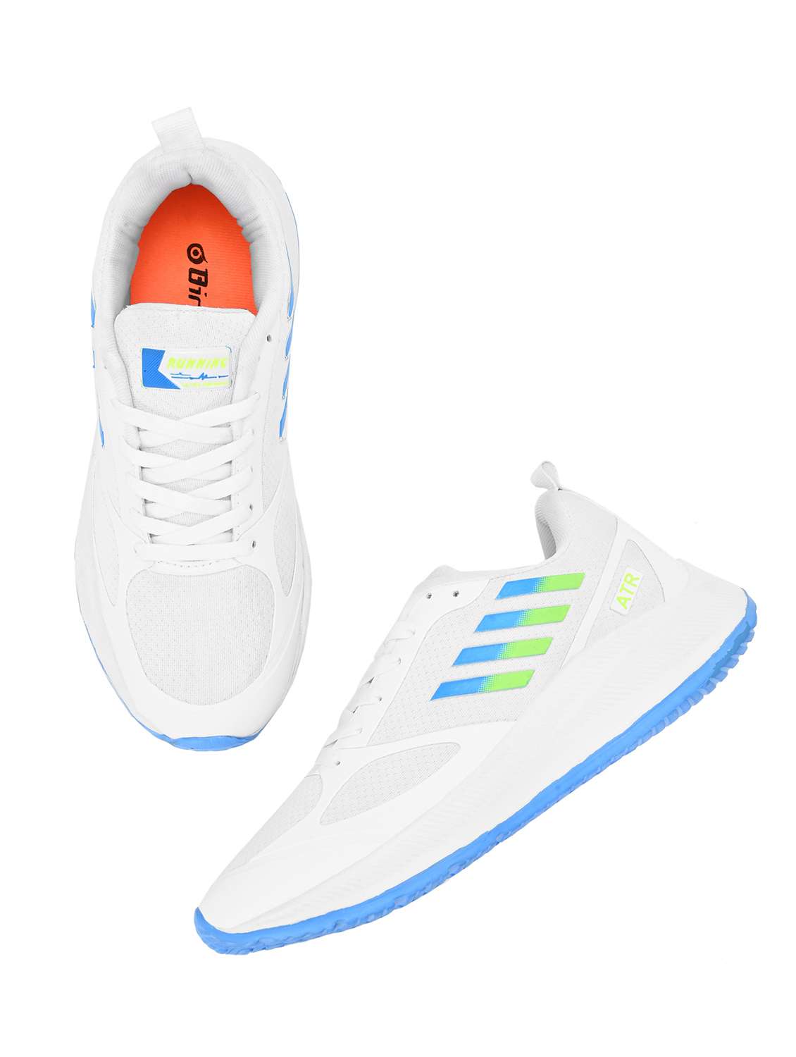 men white lace up sport shoe - 22142708 - Standard Image - 3