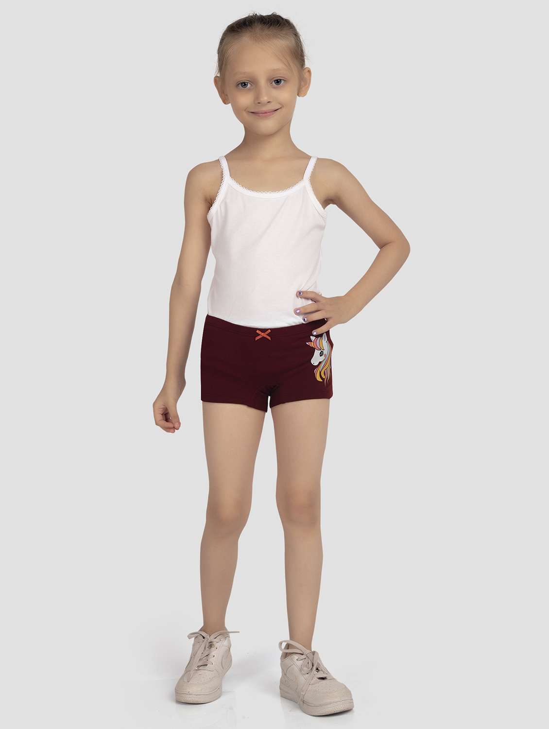 girls pack of 3 printed mid rise bloomer - 22142733 -  Standard Image - 3