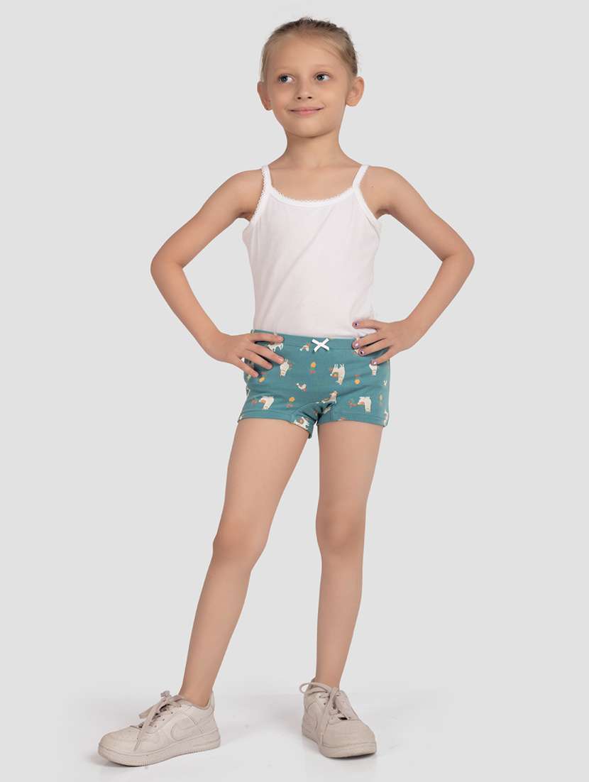 girls pack of 3 printed bloomer - 22142736 -  Standard Image - 3