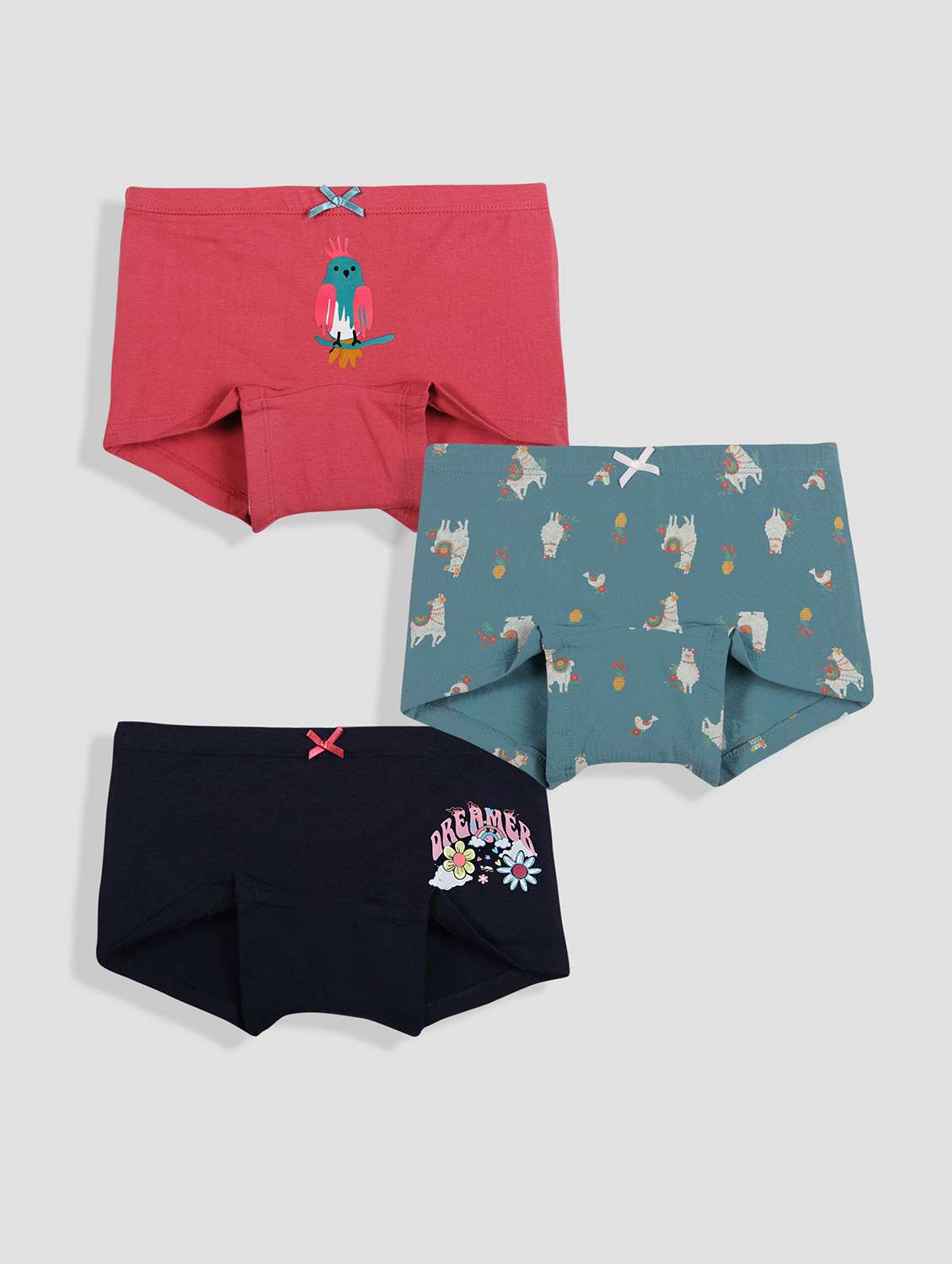 girls pack of 3 printed bloomer - 22142736 -  Standard Image - 5