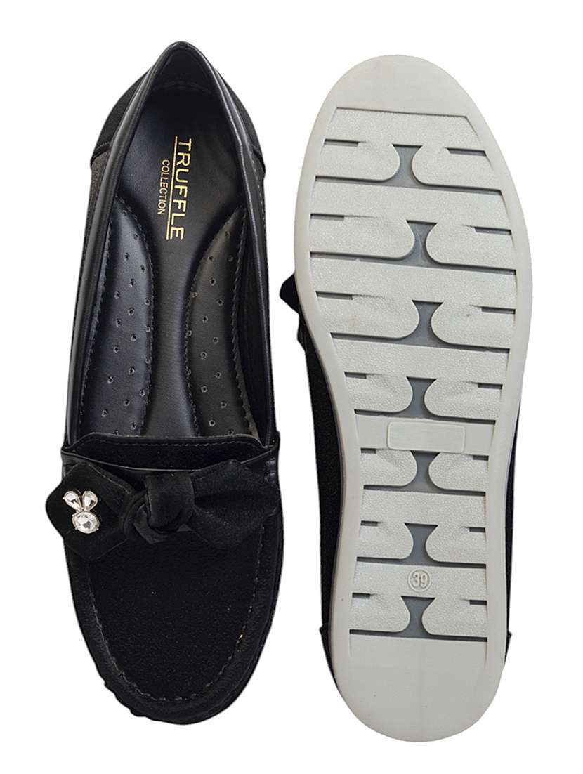 women black slip on loafer - 22142747 - Standard Image - 5
