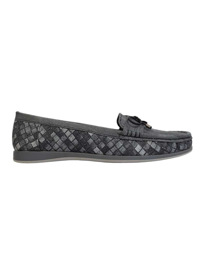 women black slip on loafer - 22142748 - Standard Image - 3