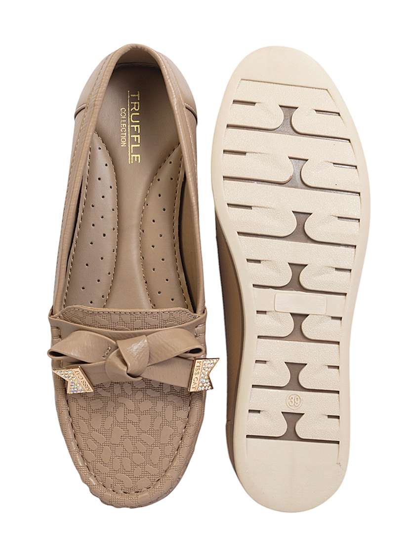 women brown slip on loafer - 22142751 - Standard Image - 5