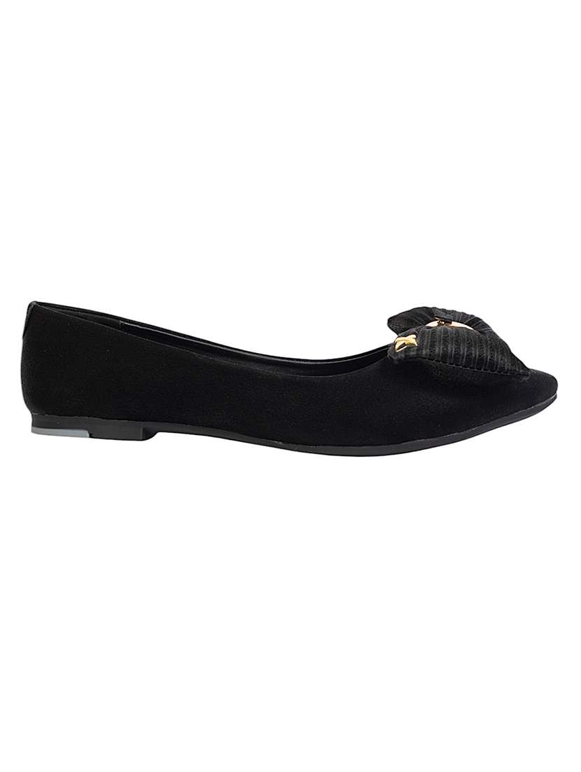 women black slip on ballerina - 22142753 - Standard Image - 3