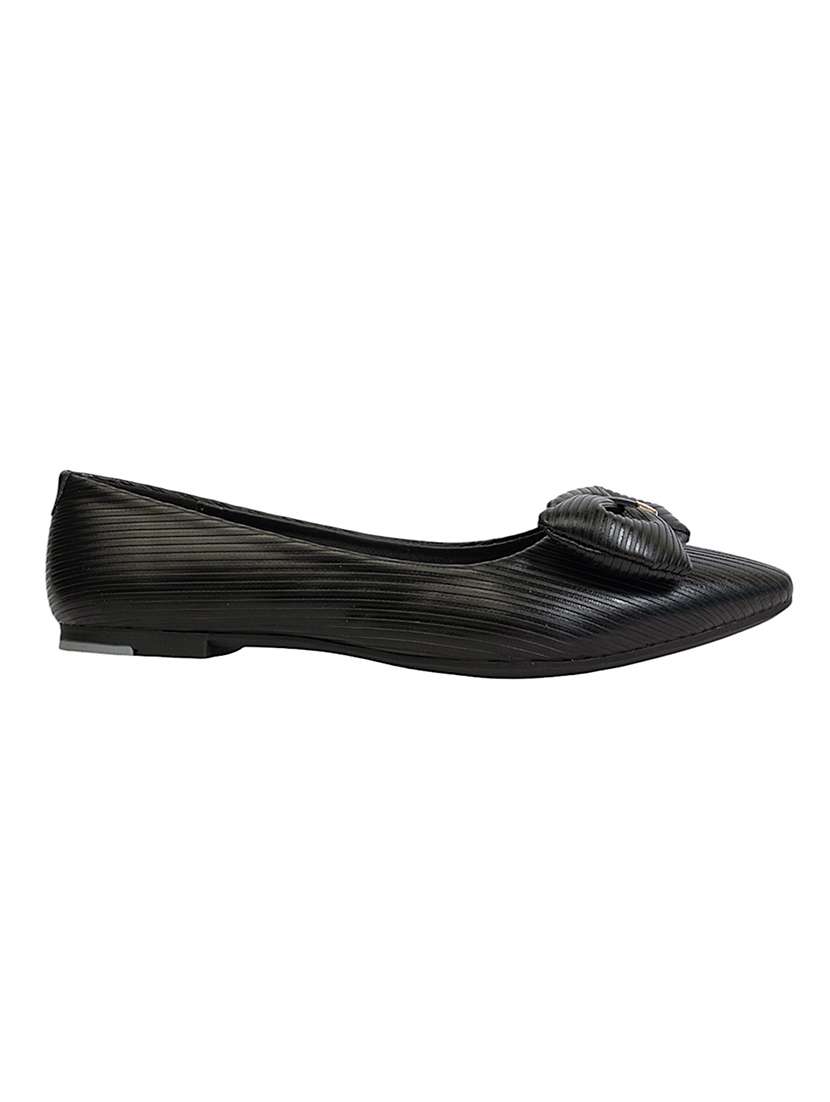 women black slip on ballerina - 22142755 - Standard Image - 3