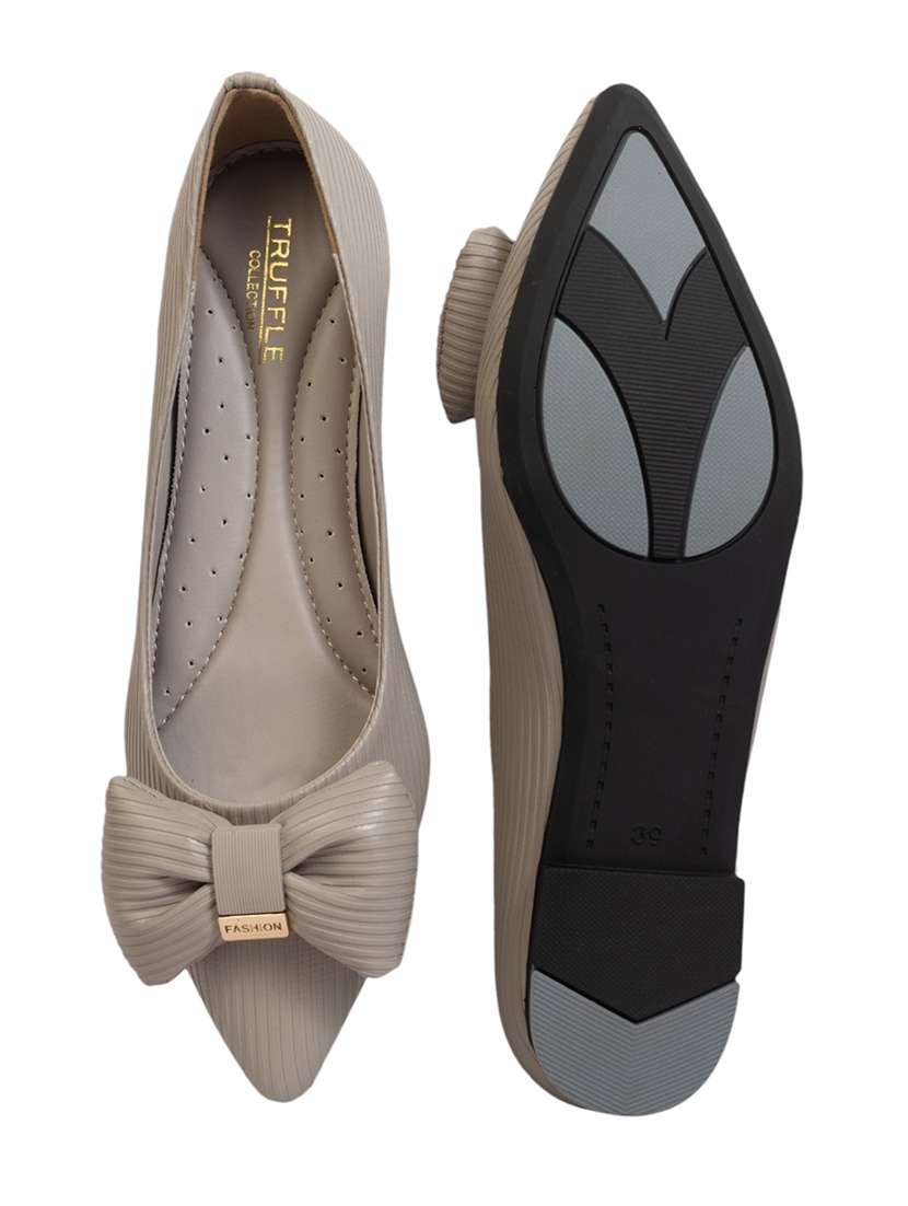 women grey slip on ballerina - 22142756 - Standard Image - 5
