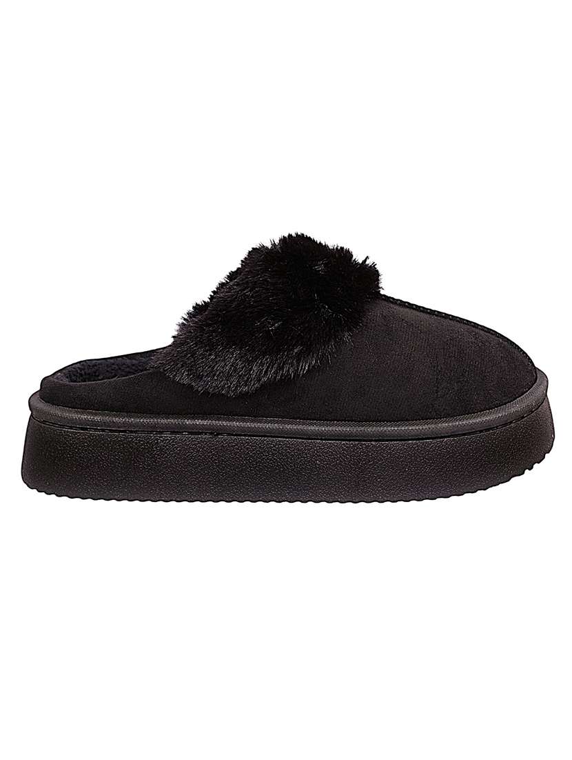 women black winterwear slipper - 22142760 - Standard Image - 3