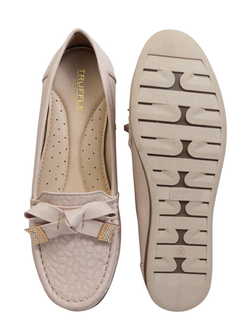 women beige slip on loafer - 22142770 - Standard Image - 5