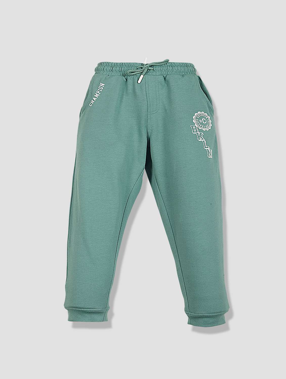 boys solid mid rise jogger - 22142781 -  Standard Image - 3