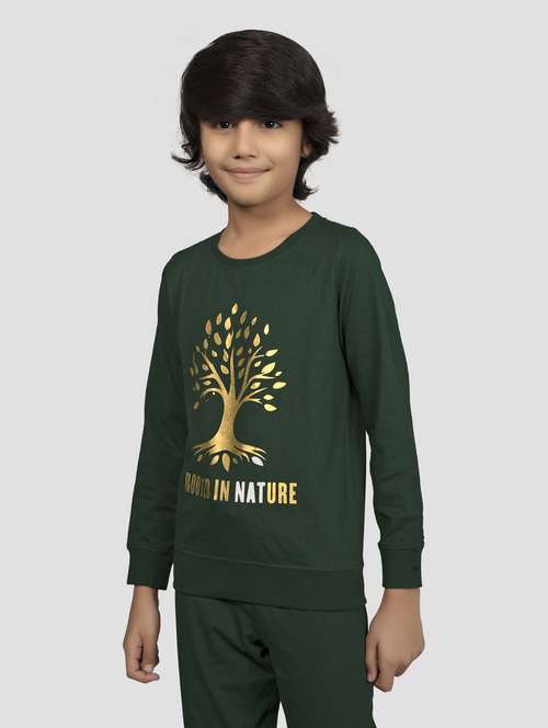 boys printed long sleeve pyjama set nightwear - 22142873 -  Standard Image - 0