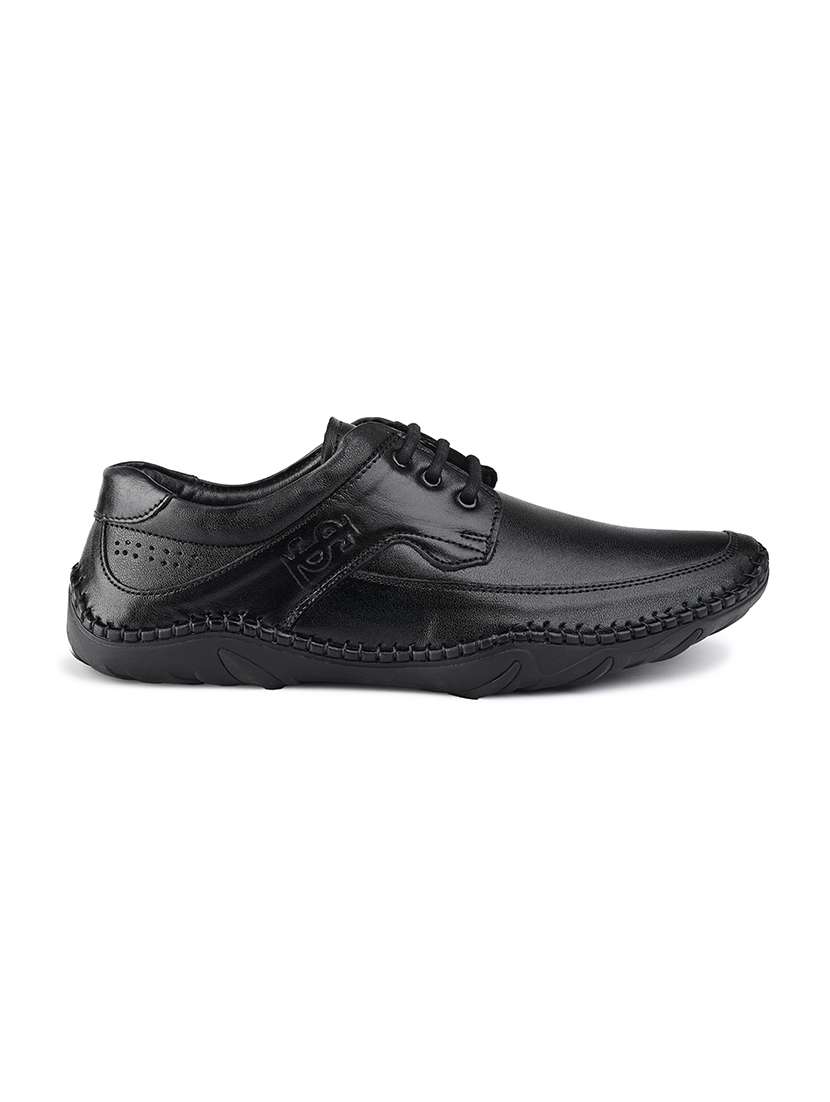 men black lace-up derby - 22142901 -  Standard Image - 3