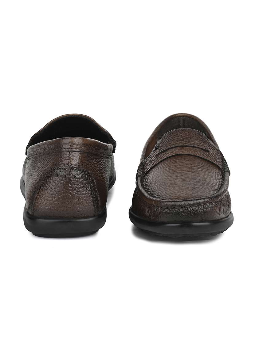 men brown slip on loafer - 22142904 -  Standard Image - 5