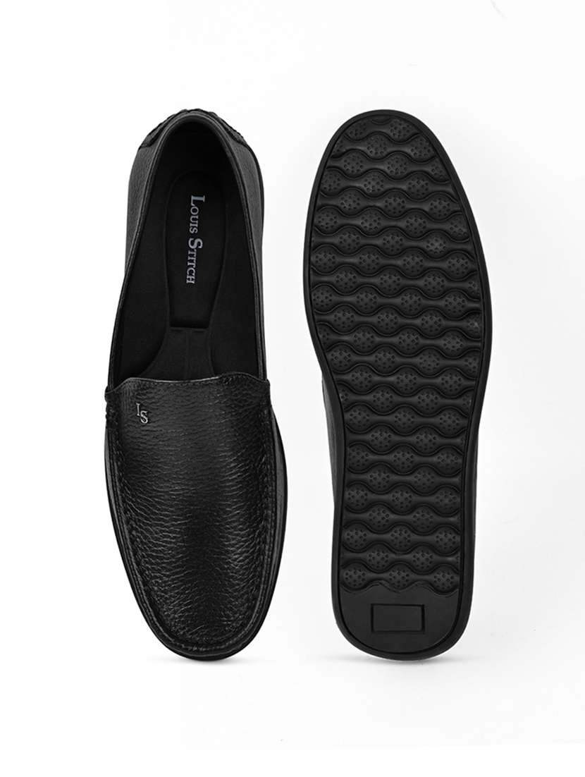 men black slip on loafer - 22142909 -  Standard Image - 5