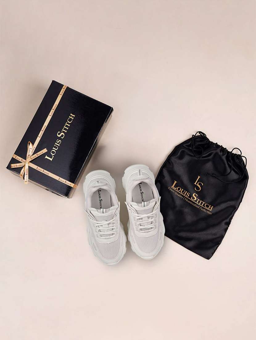 women white lace-up sneaker - 22142925 -  Standard Image - 3