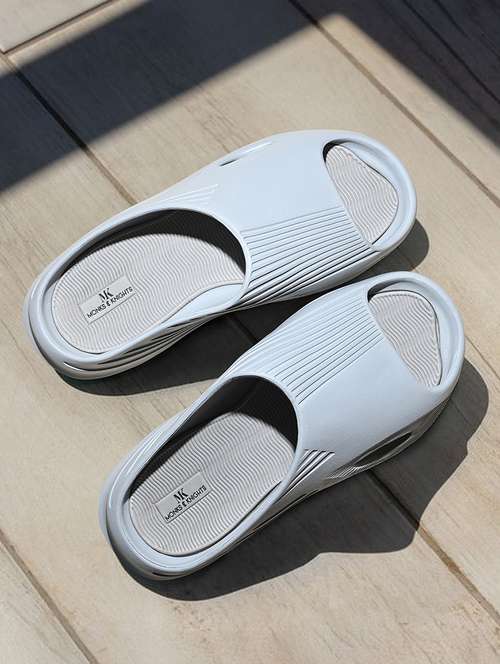 men solid slip on slider - 22142933 -  Standard Image - 0