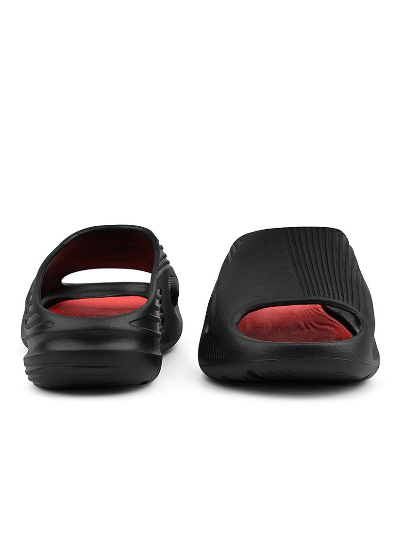 men solid slip on slider - 22142934 -  Standard Image - 3