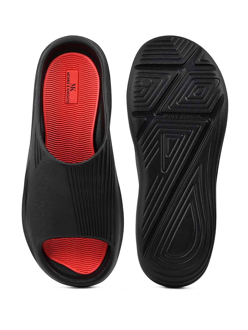 men solid slip on slider - 22142934 -  Standard Image - 5