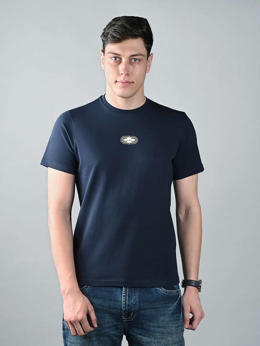 men printed short sleeve regular fit t-shirt