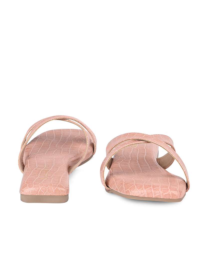 women nude slip on sandal - 22142958 -  Standard Image - 3