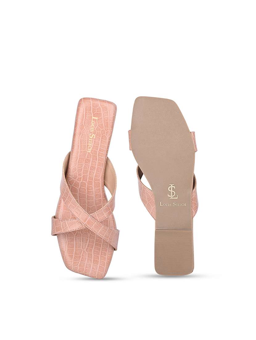 women nude slip on sandal - 22142958 -  Standard Image - 5