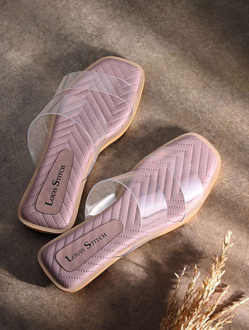 men lavender slip on sandal