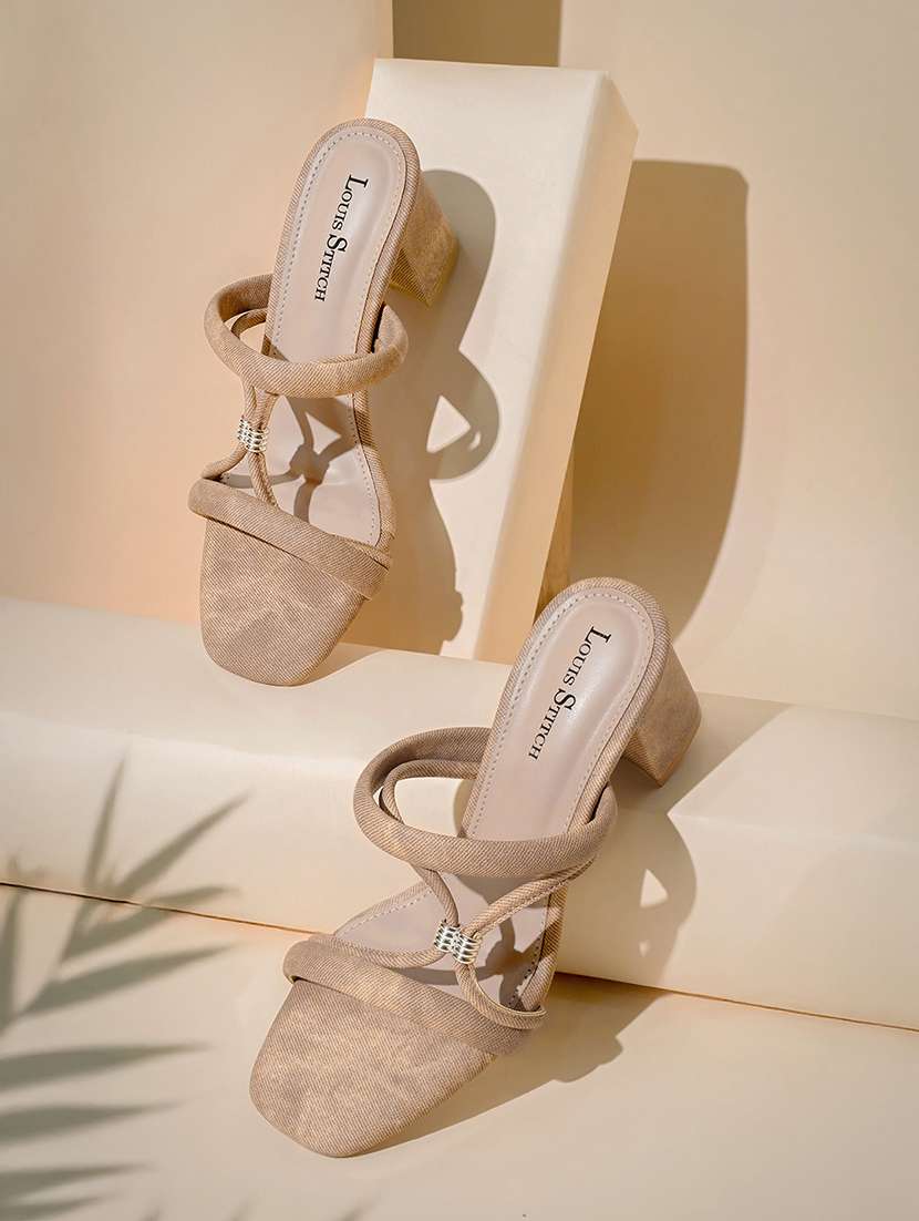 women beige slip on sandal - 22142965 -  Zoom Image - 0