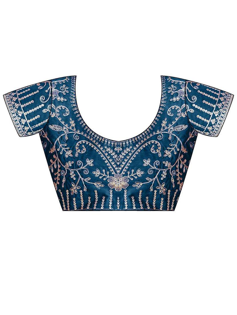 women bandhani printed saree with blouse - 22143162 -  Standard Image - 5