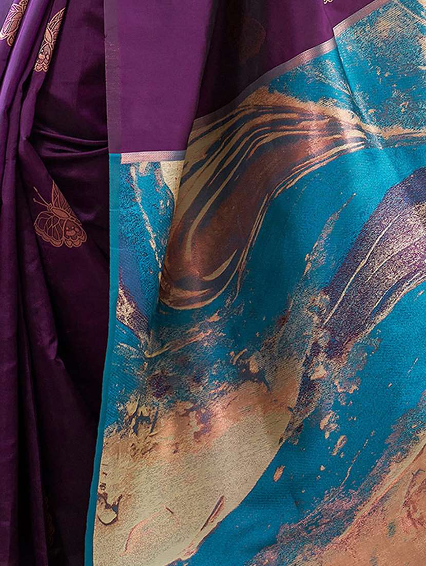 women self design banarasi saree with blouse - 22143171 -  Standard Image - 5