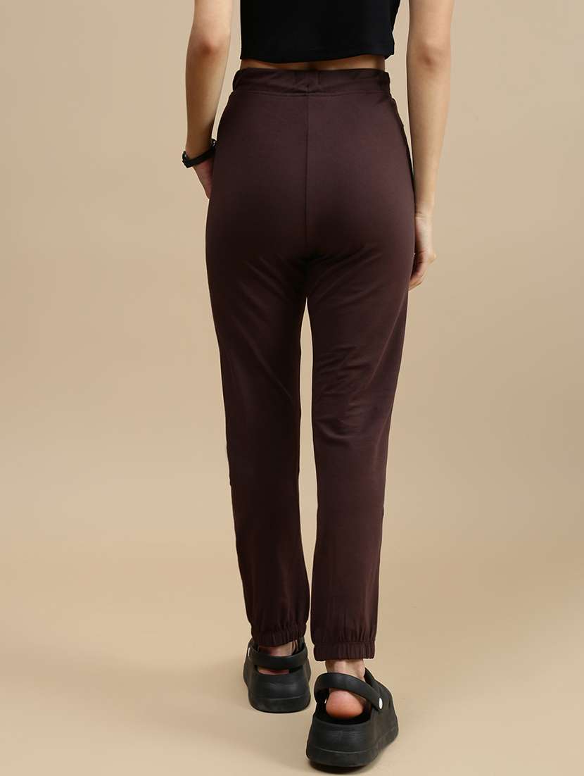 women solid mid rise jogger - 22143415 -  Standard Image - 3