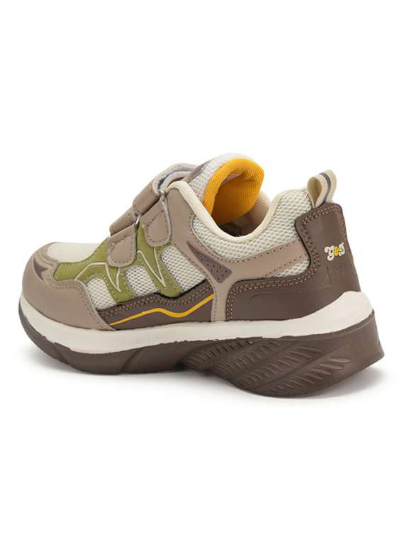 boys beige synthetic sneaker - 22143578 -  Standard Image - 3