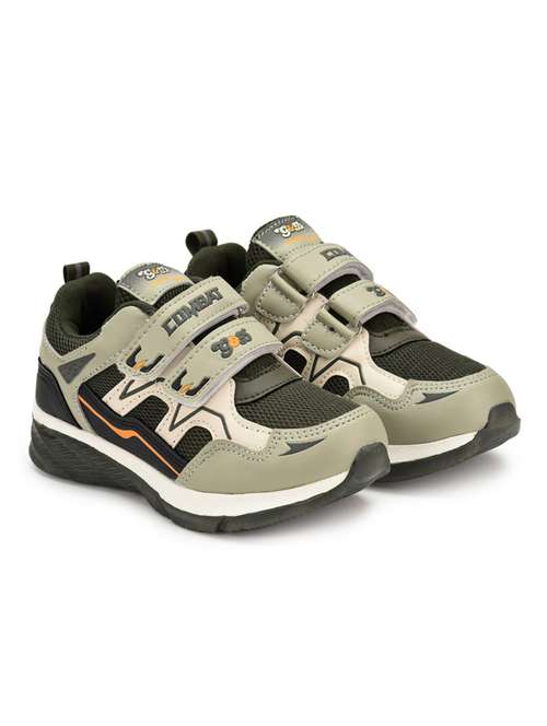 boys olive synthetic sneaker - 22143581 -  Standard Image - 0