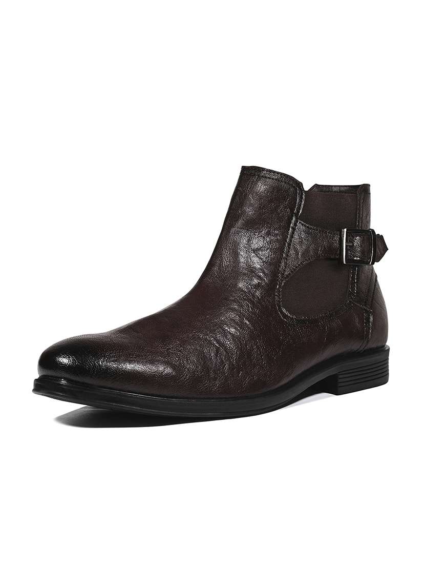 men brown slip on boot - 22143584 - Standard Image - 3
