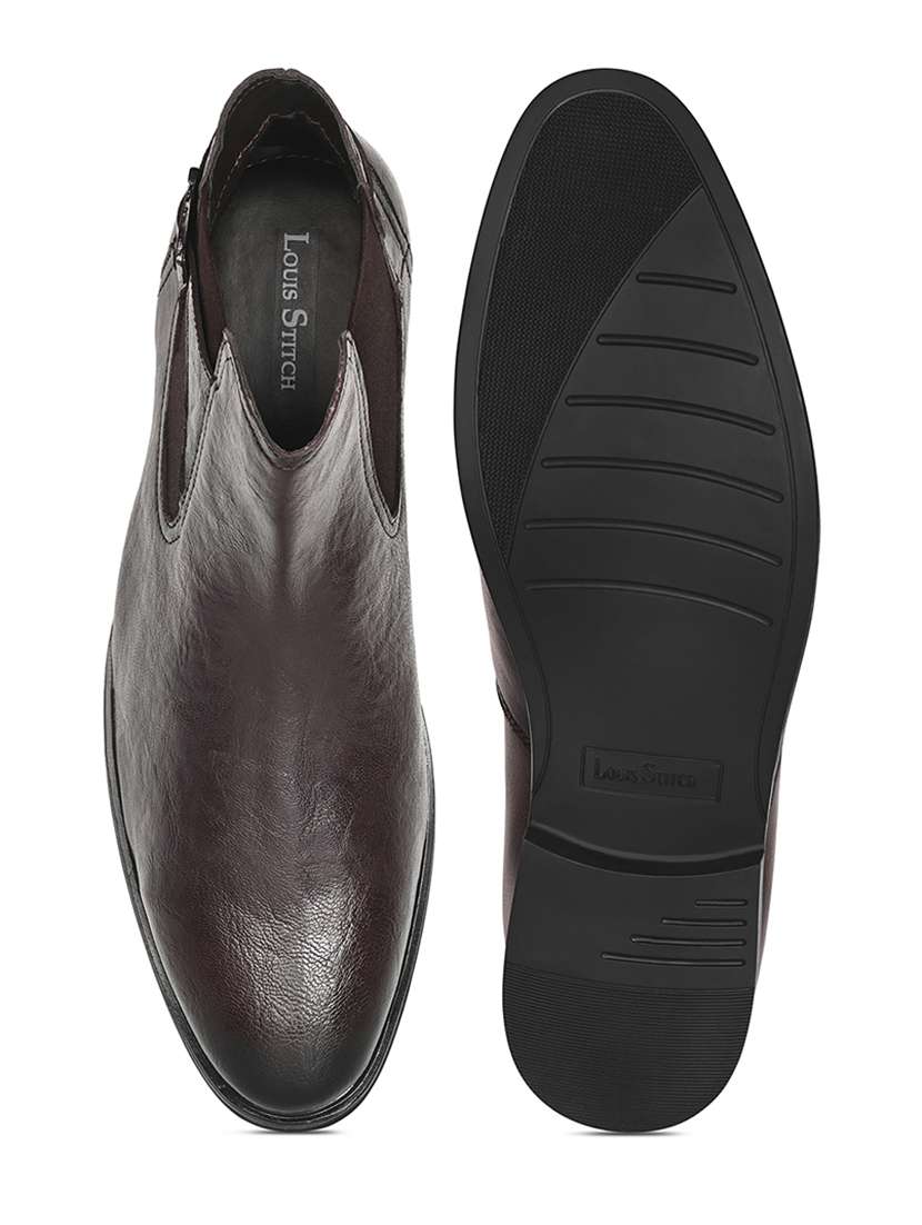 men brown slip on boot - 22143584 - Standard Image - 5