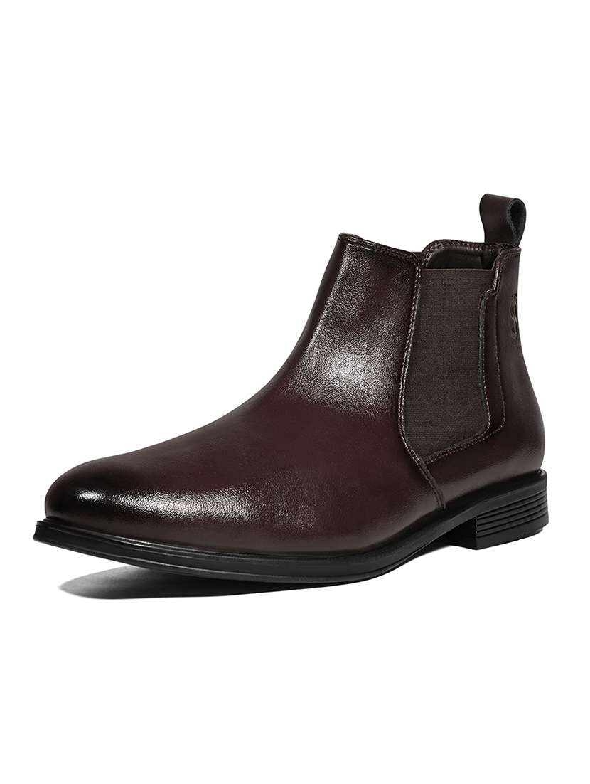 men brown slip on boot - 22143586 - Standard Image - 3