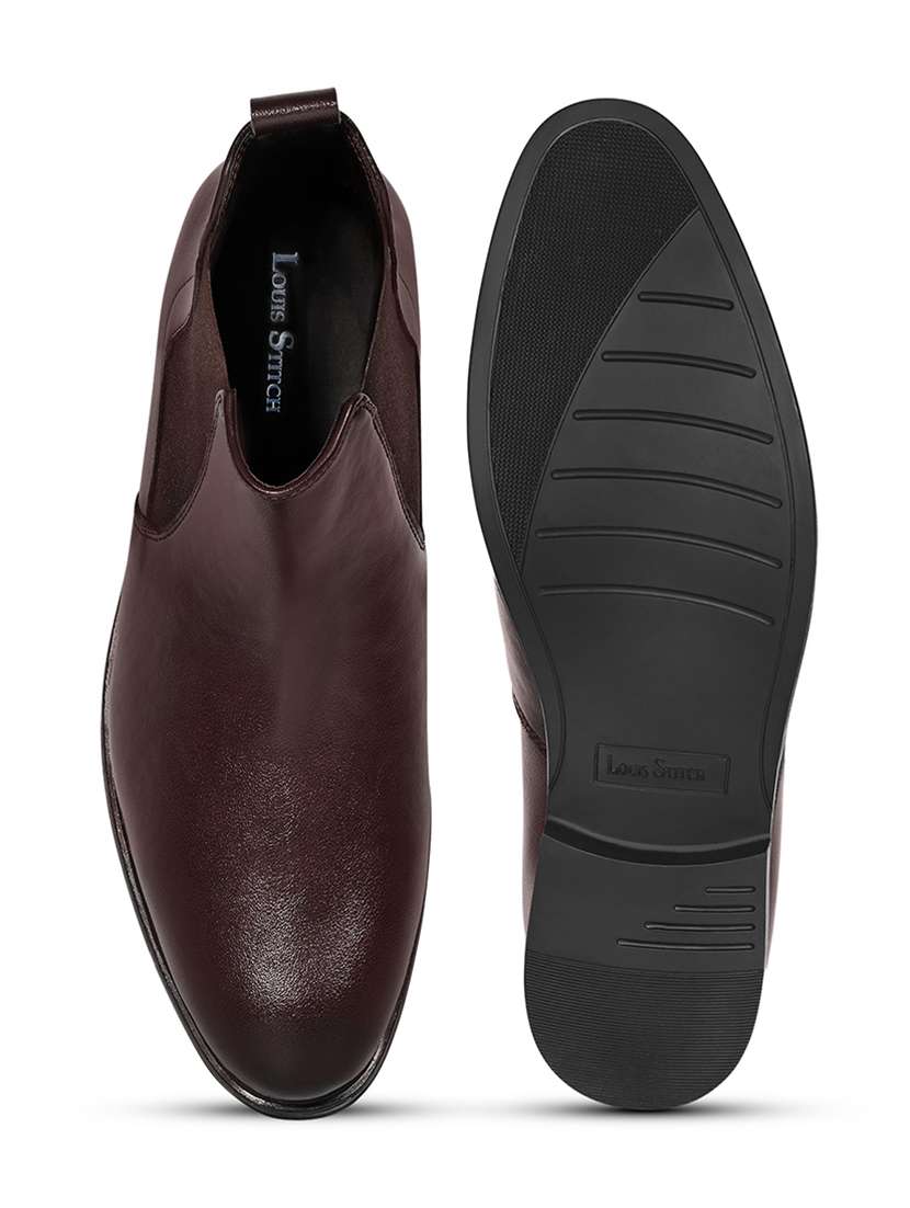 men brown slip on boot - 22143586 - Standard Image - 5