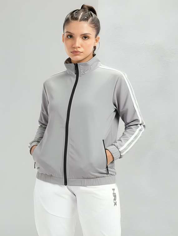 women solid long sleeve windcheater jacket - 22143711 -  Zoom Image - 0