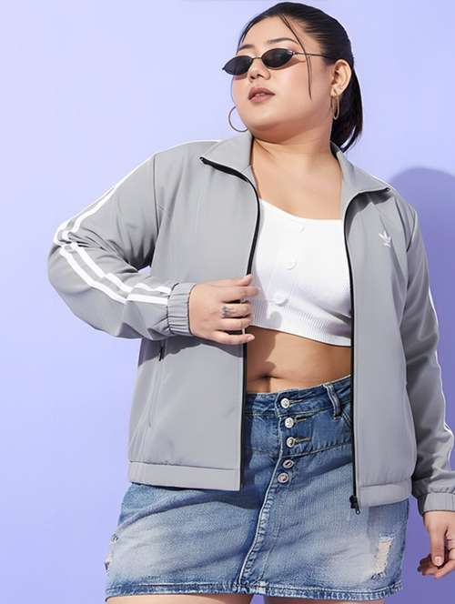 women solid long sleeve jacket - 22143713 - Standard Image - 0