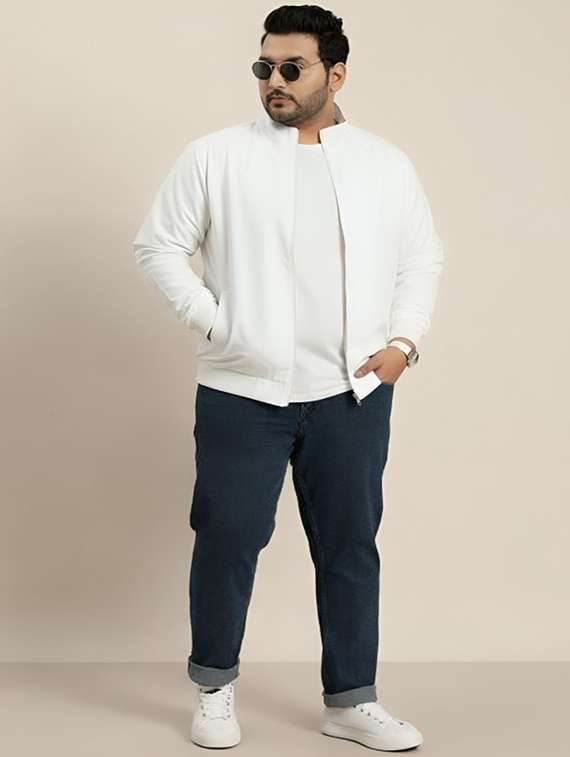 men solid long sleeve lightweight bomber jacket - 22143738 -  Standard Image - 3