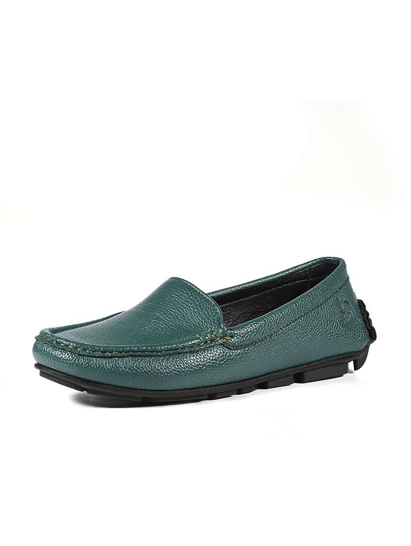 women green slip on loafer - 22143990 -  Standard Image - 3