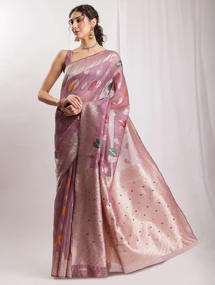 women self design bordered saree with blouse - 22144620 -  Standard Image - 3