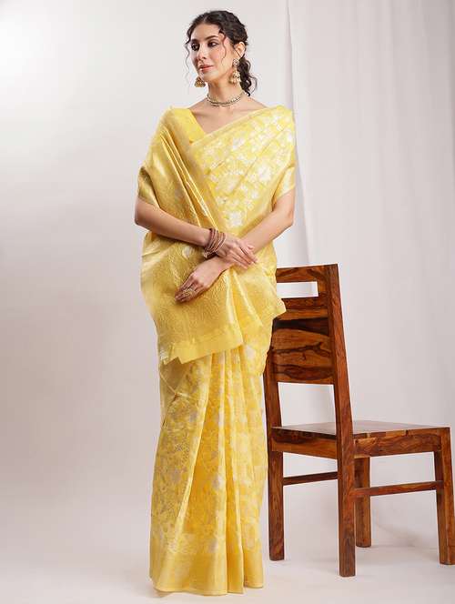 women self design banarasi saree with blouse - 22144631 - Standard Image - 0