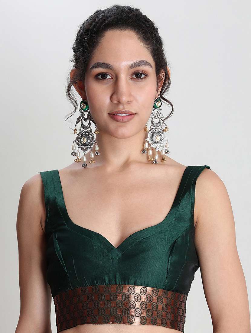 women self design banarasi saree with blouse - 22144635 -  Standard Image - 5