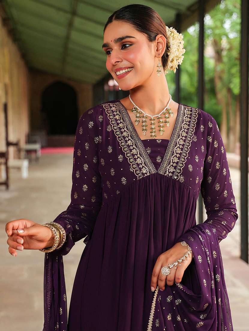 women embroidered long sleeve kurta dupatta set - 22144653 -  Standard Image - 5