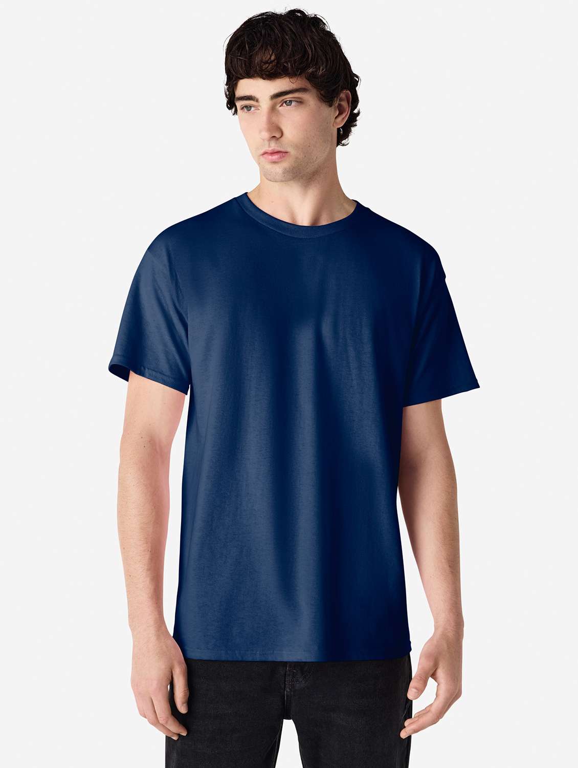 men solid short sleeve regular fit t-shirt