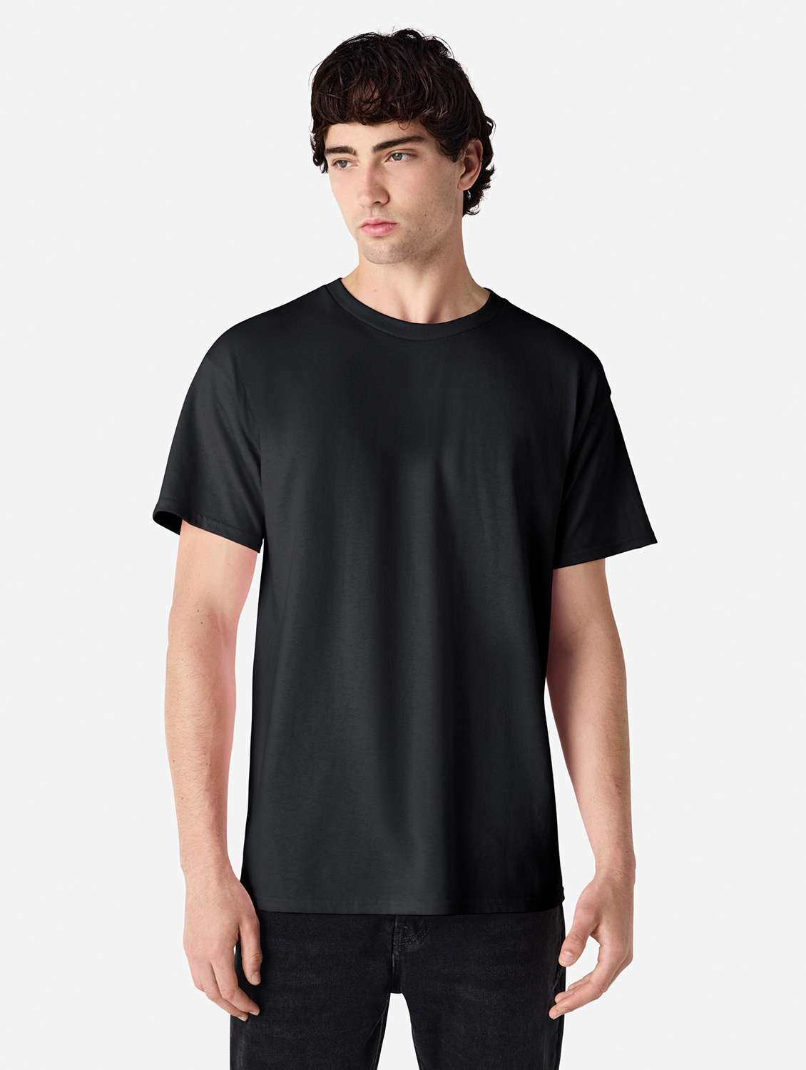 men solid short sleeve t-shirt - 22144655 -  Zoom Image - 0